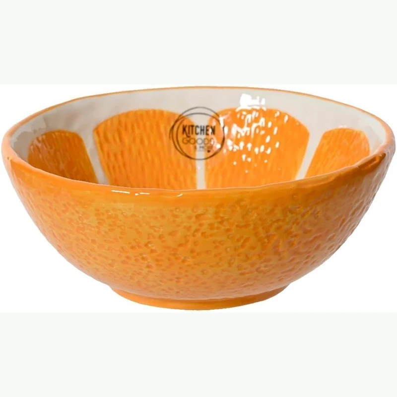 Decoris bol céramique orange
